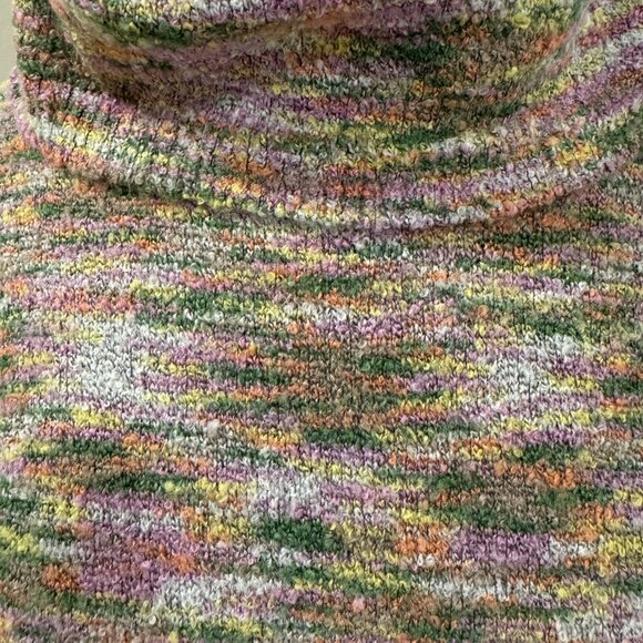 Womens Plus 2X Turtleneck Sweater Multi Color JH Collectibles - Picture 4 of 4